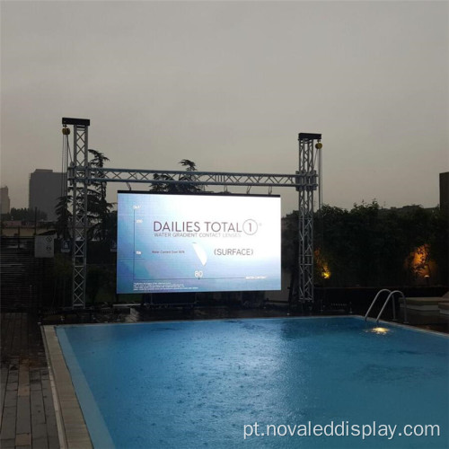 P3.91 Aluguel ao ar livre com tela gigante de LED Evento de palco